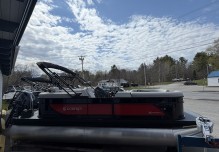 2026 Godfrey EX2086SBX Pontoon Boat - Black/Crimson